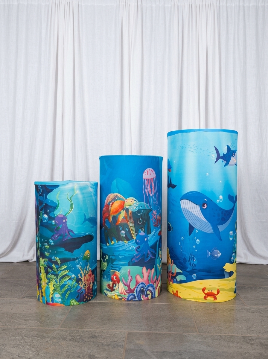 Custom pedestal covers