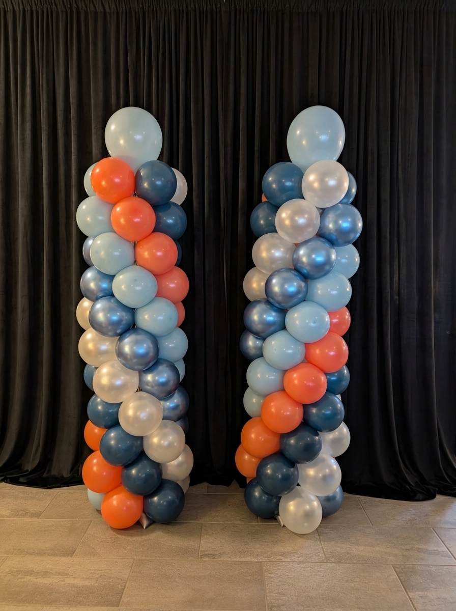 under the sea birthday columns